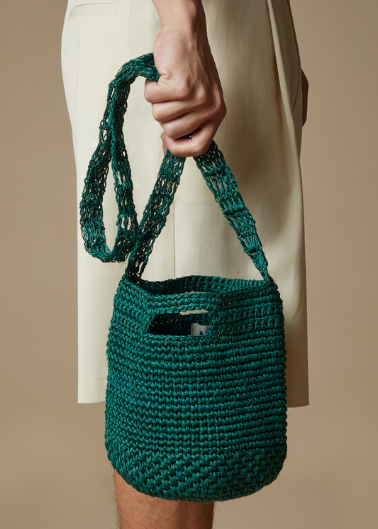 Mini Fique Crossbody Handbag ALIU X BAS BAINS