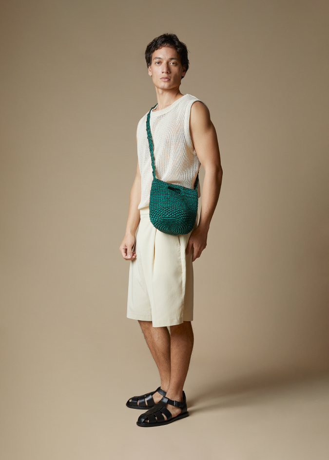 Mini Fique Crossbody Handbag ALIU X BAS BAINS