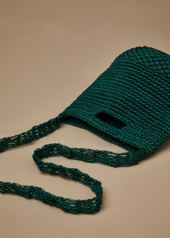 Mini Fique Crossbody Handbag ALIU X BAS BAINS