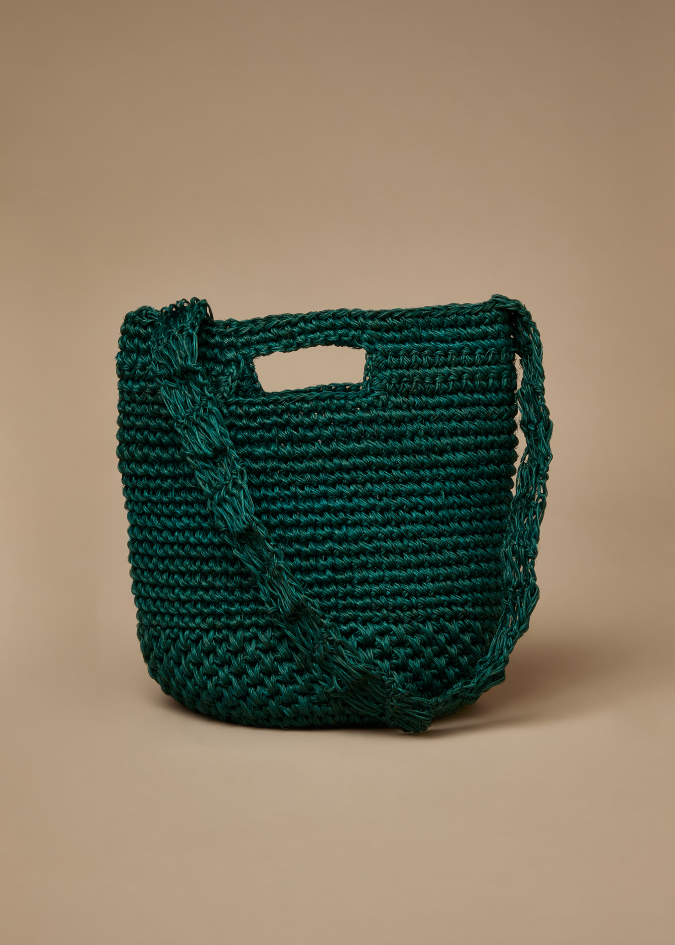 Mini Fique Crossbody Handbag ALIU X BAS BAINS