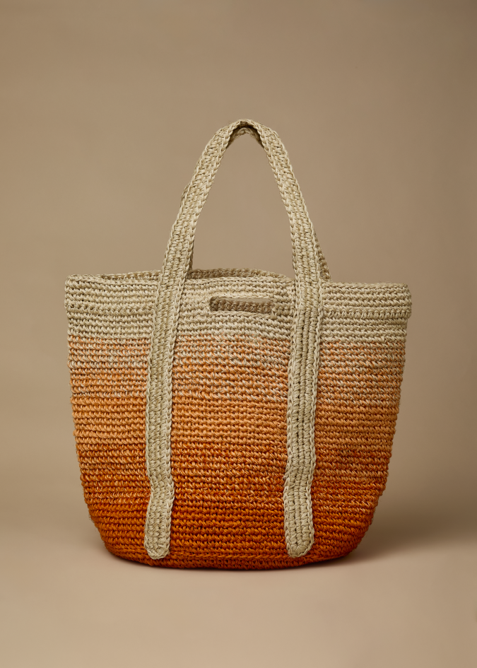 Maxi Basket Fique Degradé - Sunset