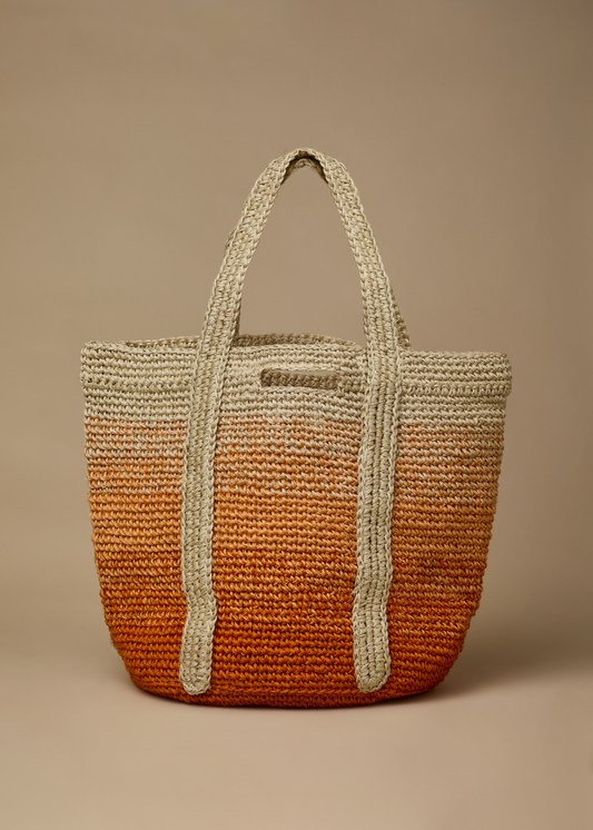 Maxi Basket Fique Degradé - Sunset