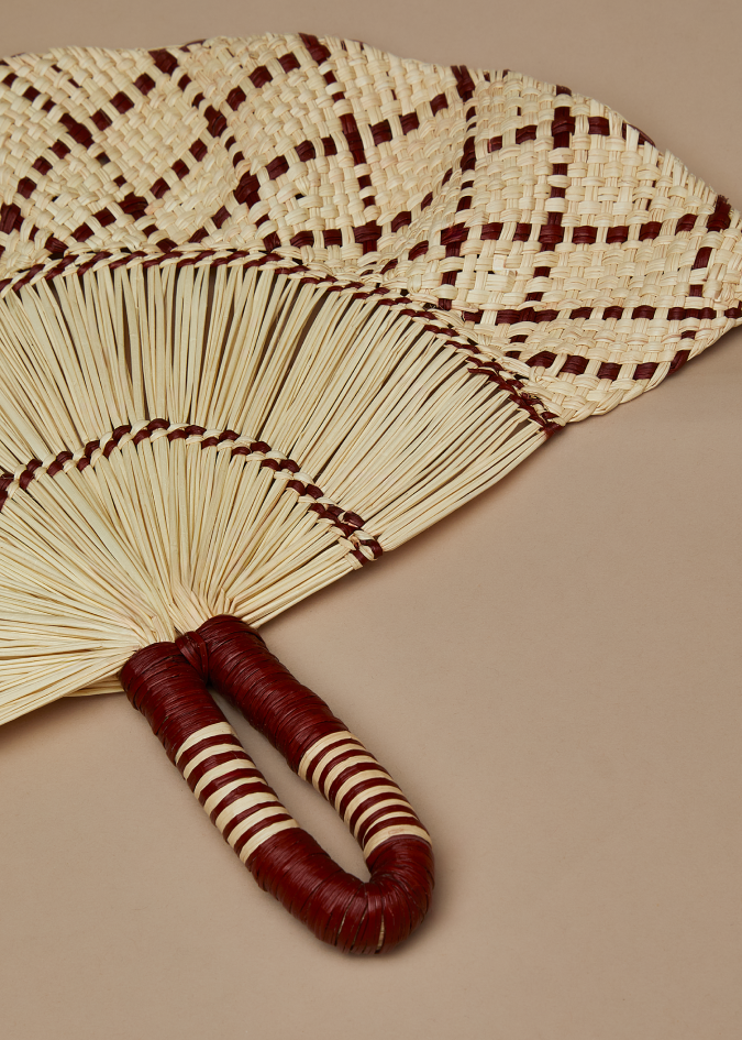 Palma Fan - Terracota