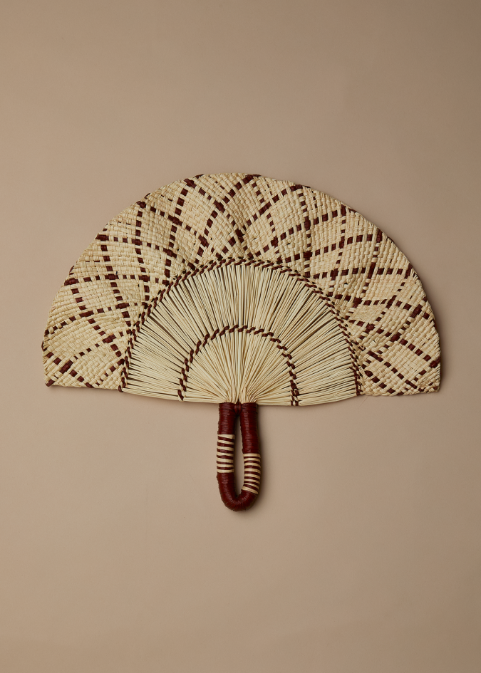 Palma Fan - Terracota