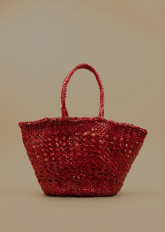 Leather Maxi Chesca Red