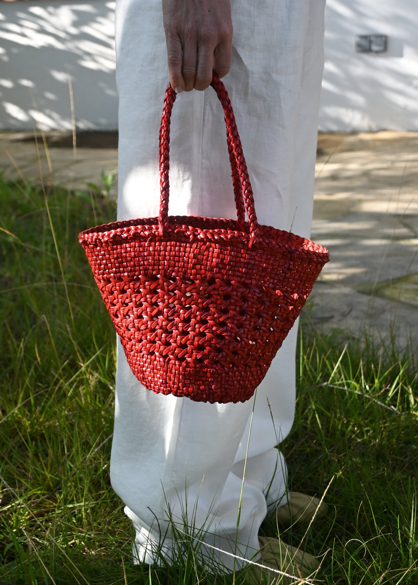 Leather Mini Chesca - Red