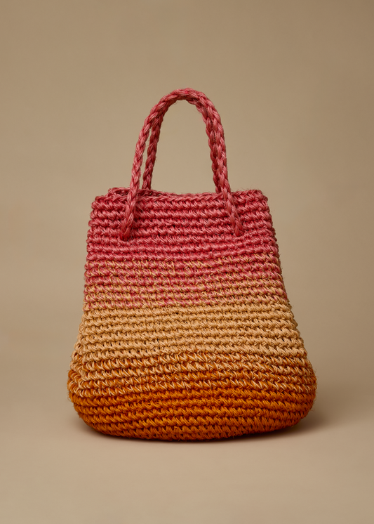 Candy Bag Fique Degradé - Mandarine