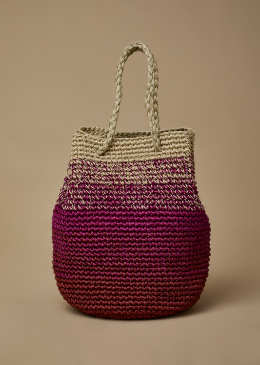 Candy Bag Fique Degradé - Fucsia