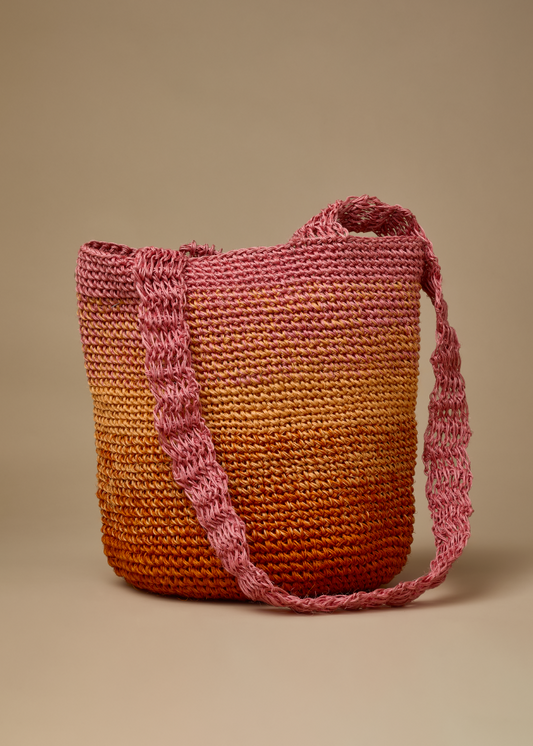 Crossbody DH Fique Degradé - Mandarine