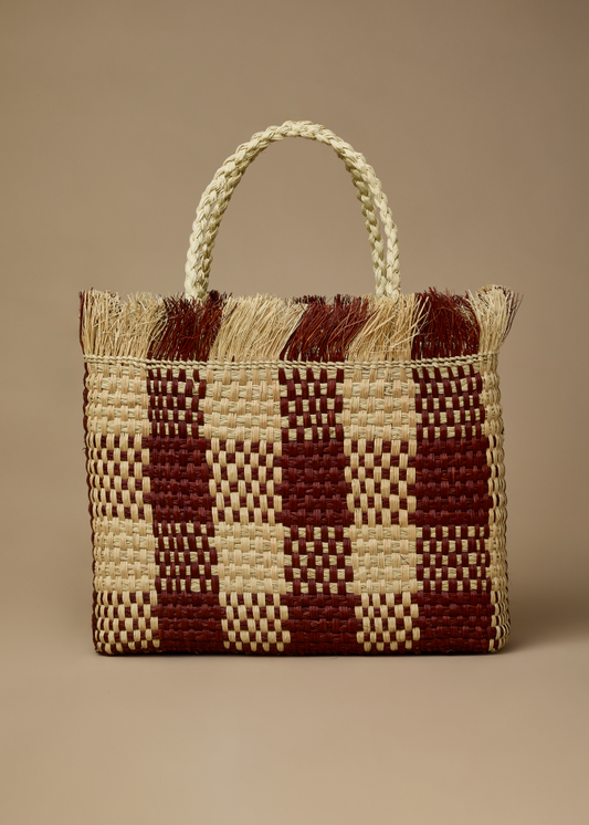 Medium Palma Vichy - Terracota