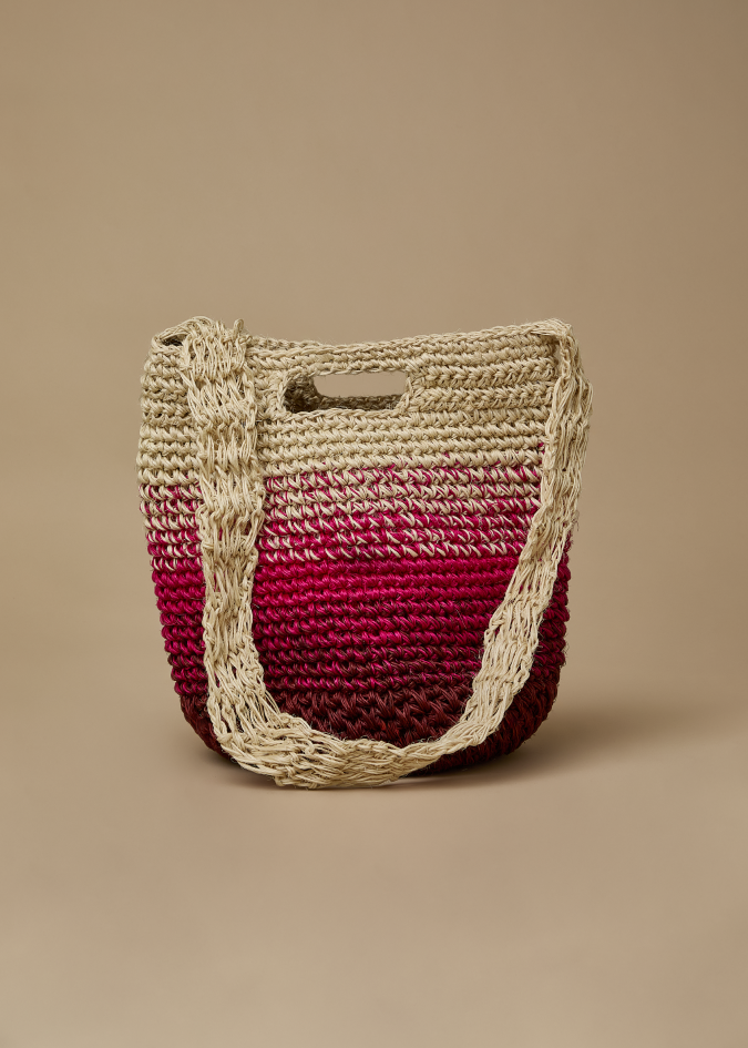 Mini Fique Crossbody Handbag Degradé