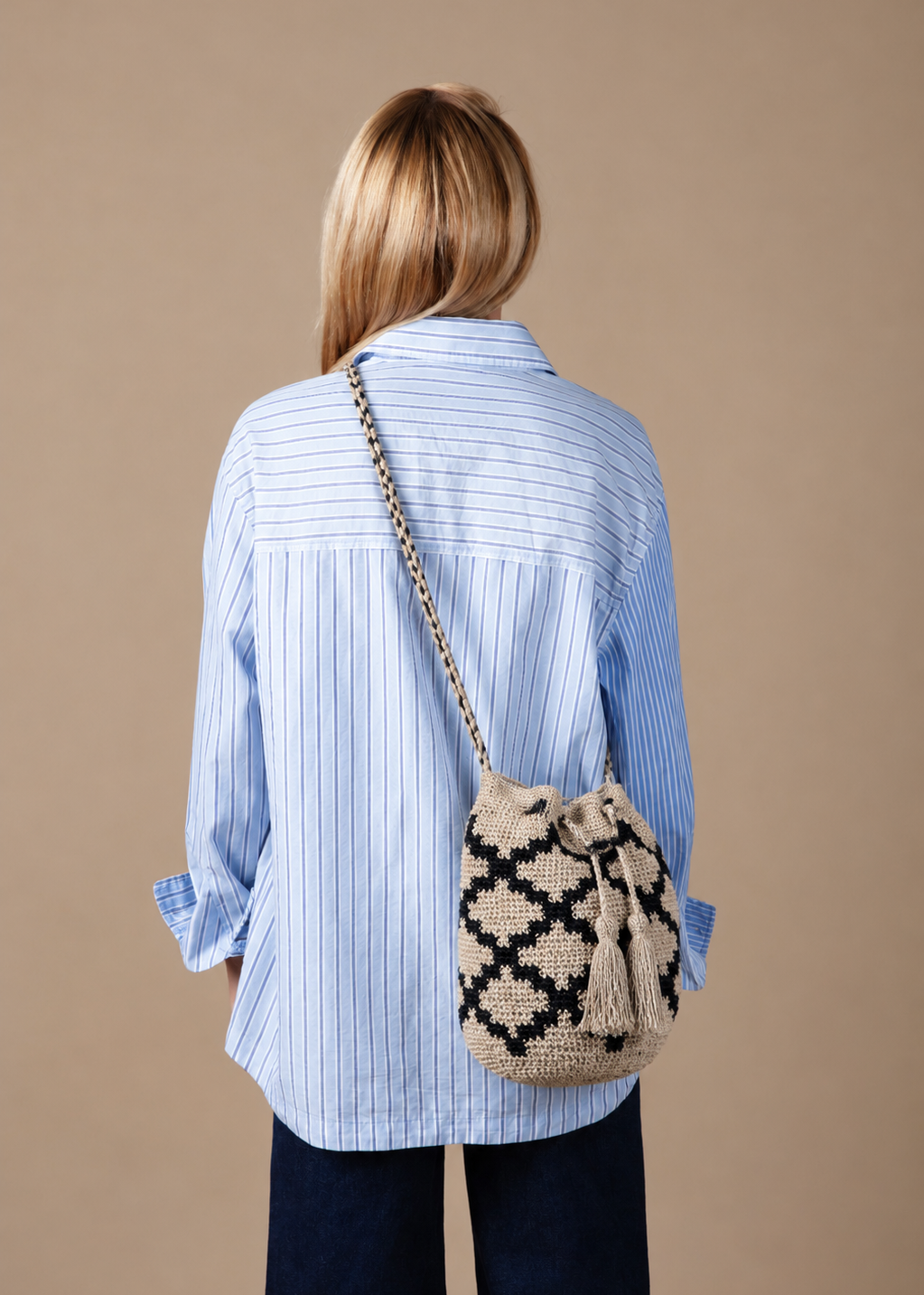 Fique Crossbody Ikat