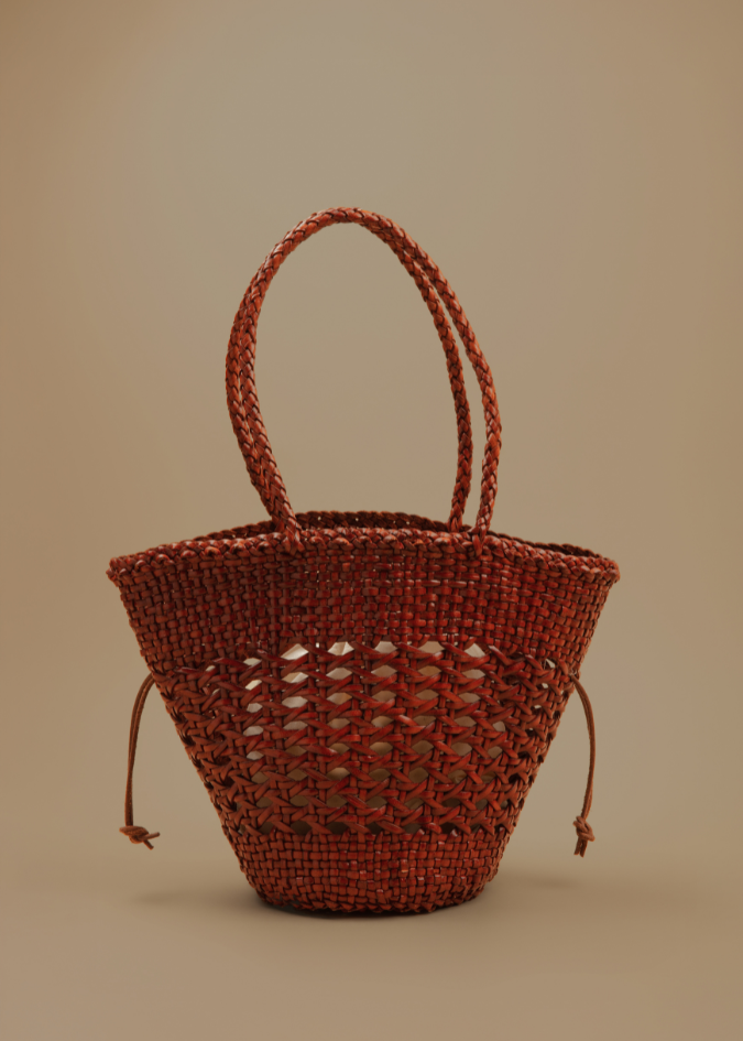 Leather Mini Chesca Cognyac