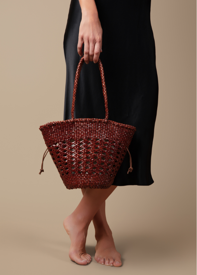 Leather Mini Chesca Cognyac