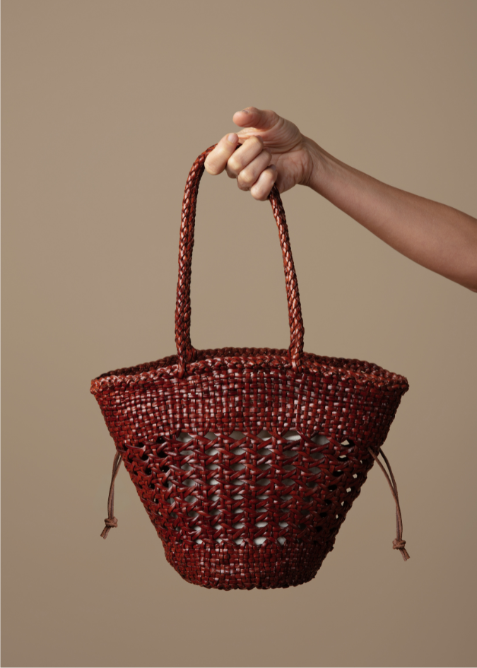 Leather Mini Chesca Cognyac