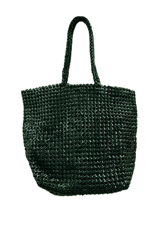 Leather Nest Medium Green