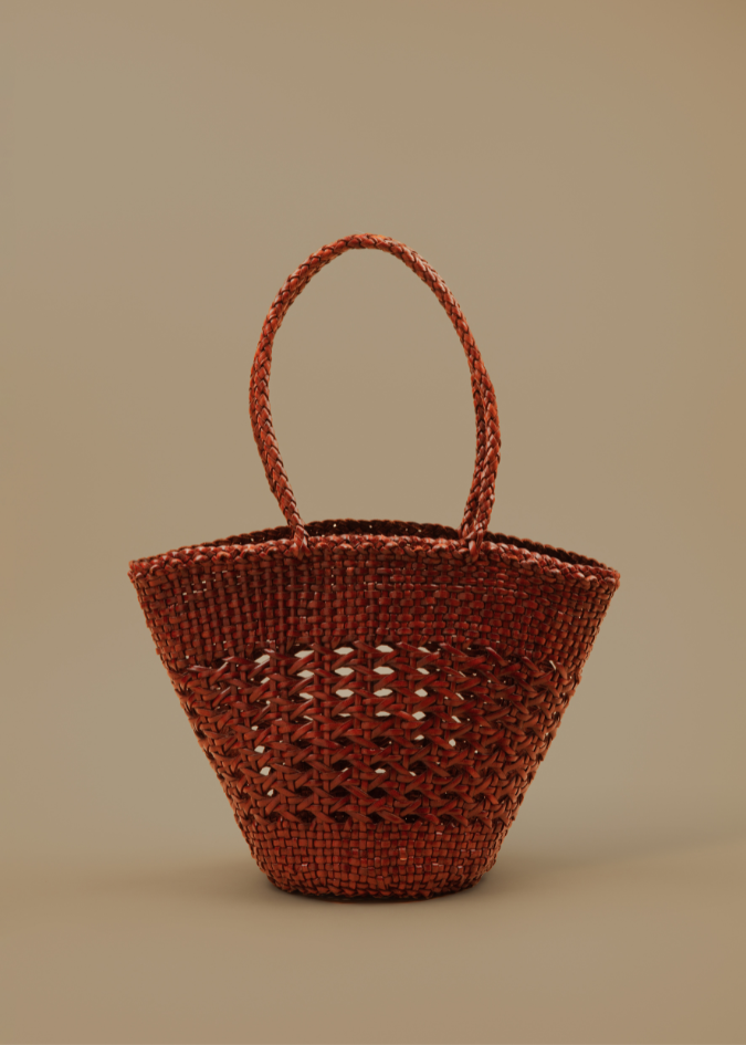 Leather Mini Chesca Cognyac